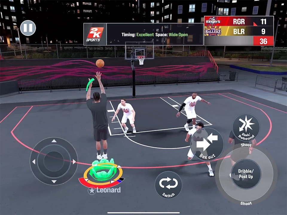 NBA 2k21 Arcade Edition, le test de la nouvelle star 3 Le mode bitume de NBA 2K21 Arcade Edition