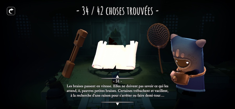 En plus des nouveaux puzzles, le journal du vagabond facilement lisible