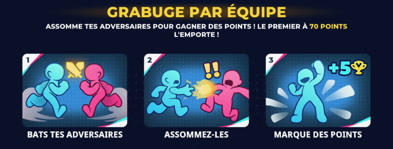 Le mode de jeu Disney Melee Mania Grabuge par équipe