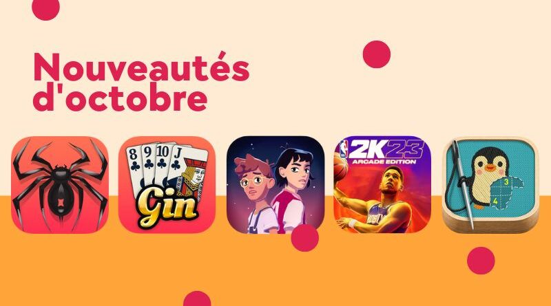 Les nouveautés d'Octobre